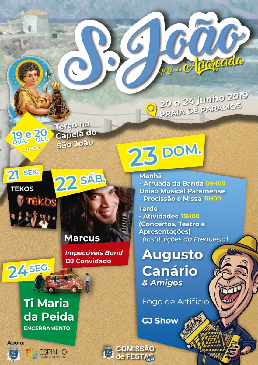 Festas de S. João da Praia de Paramos 2019