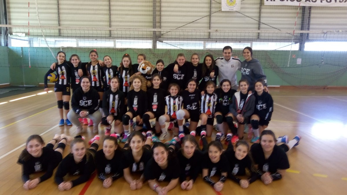 Voleibol SCE: Minis B apuram-se para a Final do Torneio Ano Novo