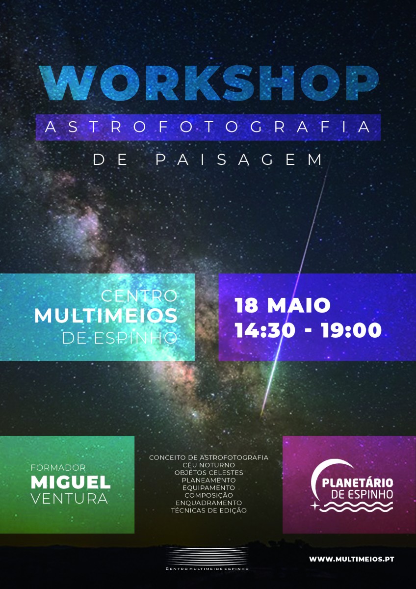 Workshop em Astrofotografia de Paisagem
