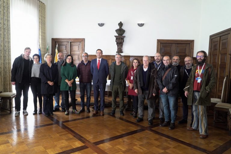 Receção à comitiva do CINANIMA ’19