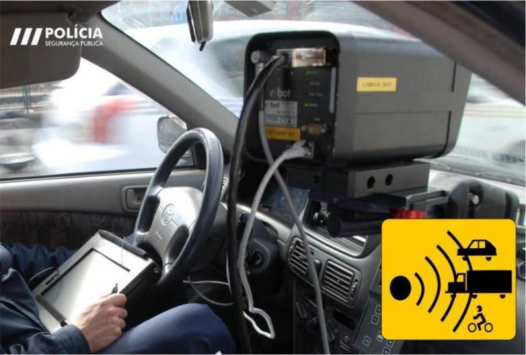 PSP informa localização de radares para velocidade em fevereiro para o distrito de Aveiro