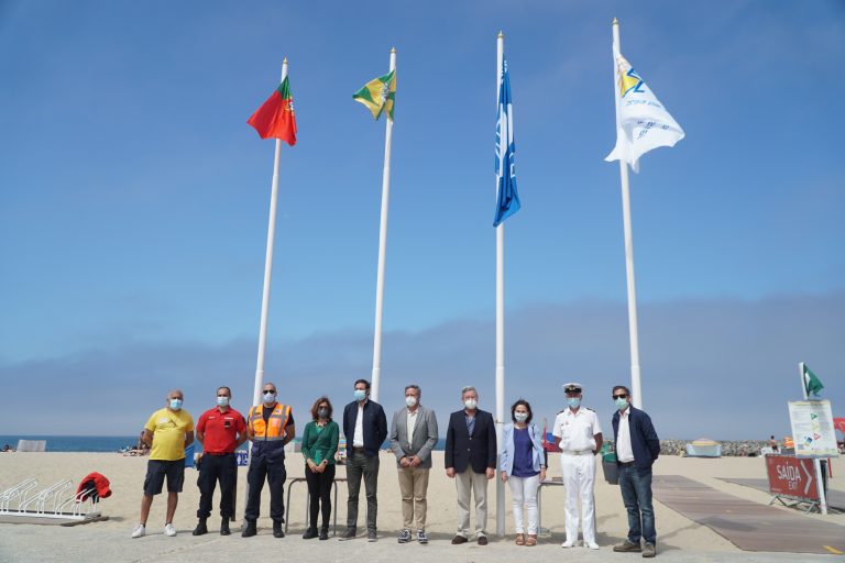 Foram hasteadas as 5 bandeiras azuis de Espinho