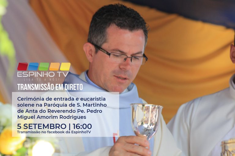 Transmissão da Cerimónia de Entrada do novo Padre das paróquias de Anta e Guetim Transmissão da Cerimónia de Entrada do novo Padre das paróquias de Anta e Guetim