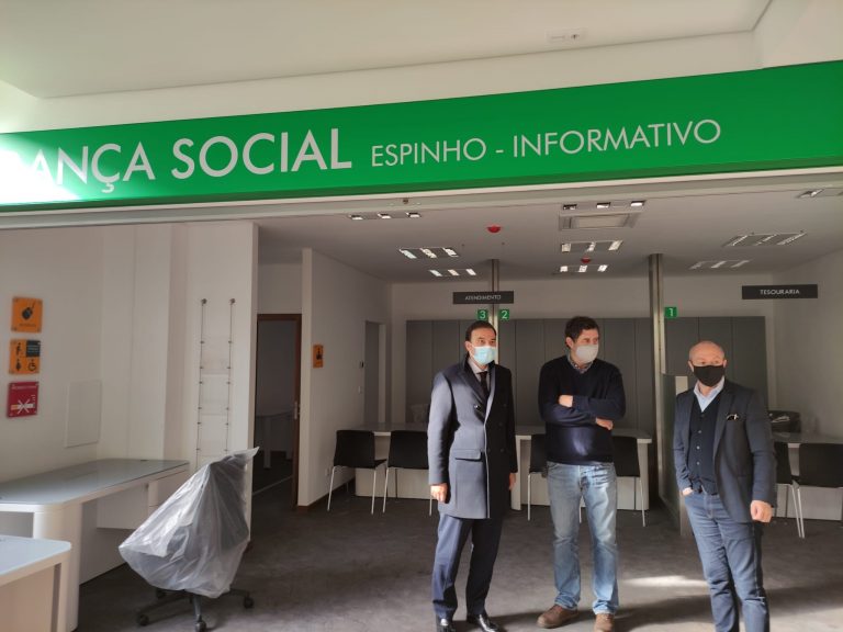 Visita às futuras instalações do IEFP e ISS