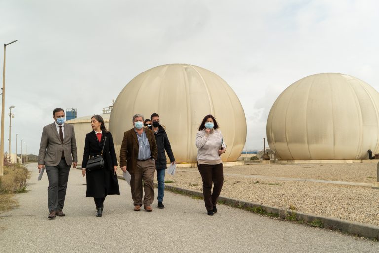 Visita do executivo municipal à ETAR de Espinho