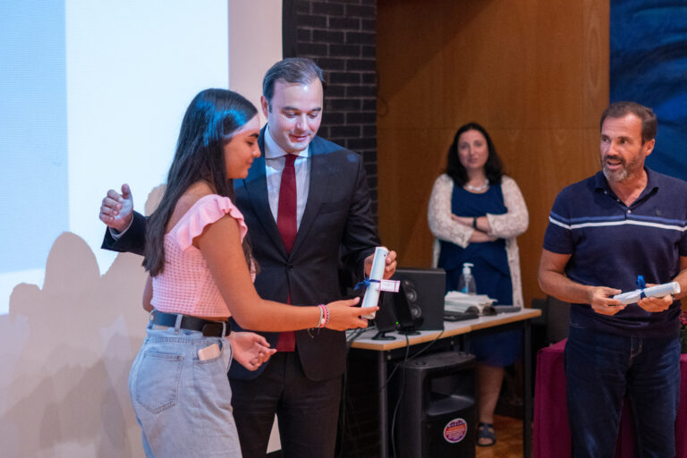 Entrega de Diplomas DELF na Escola Dr. Manuel Laranjeira