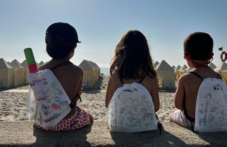 Ações de sensibilização nas praias de Espinho sobre o uso eficiente da água
