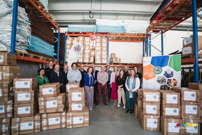 Município de Espinho efectua doação de equipamento de proteção individual a instituições locais