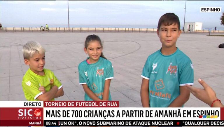 Reportagem Direto SIC Notícias – 2ª Edição Futebol de Rua