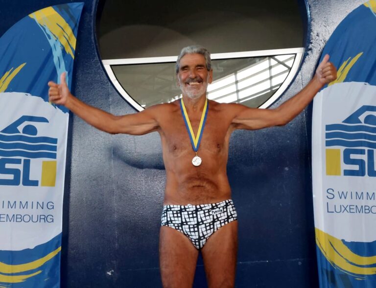 Natação: António Canelas com 6 Pódios no Luxemburgo Open Masters 2023