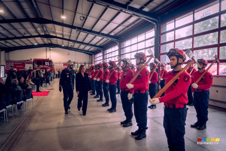 Cerimónia do Corpo de Bombeiros de Espinho marca ingresso, promoção e honra de 16 bombeiros