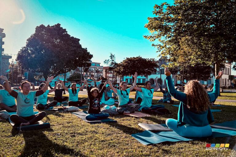 O Yoga regressou ao Parque