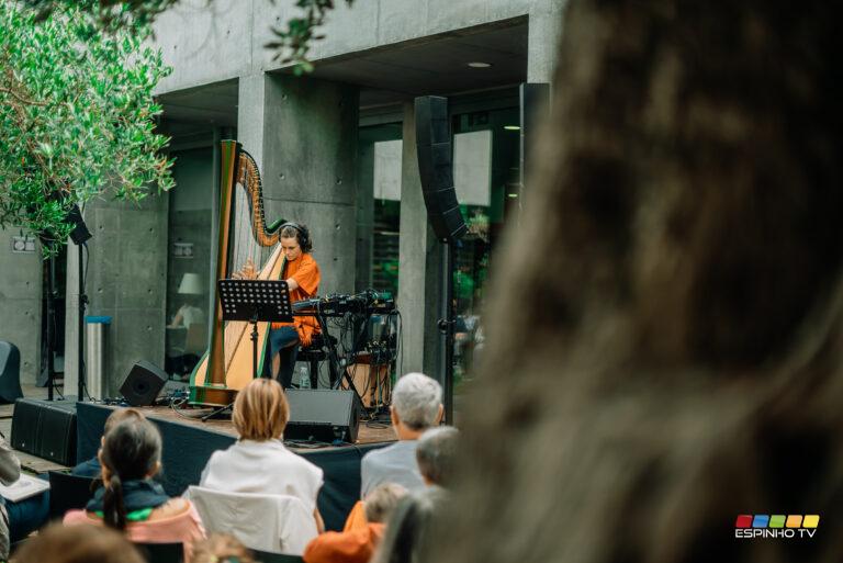 FIME trouxe a Harpa e o Acordeão ao Jardim da Biblioteca