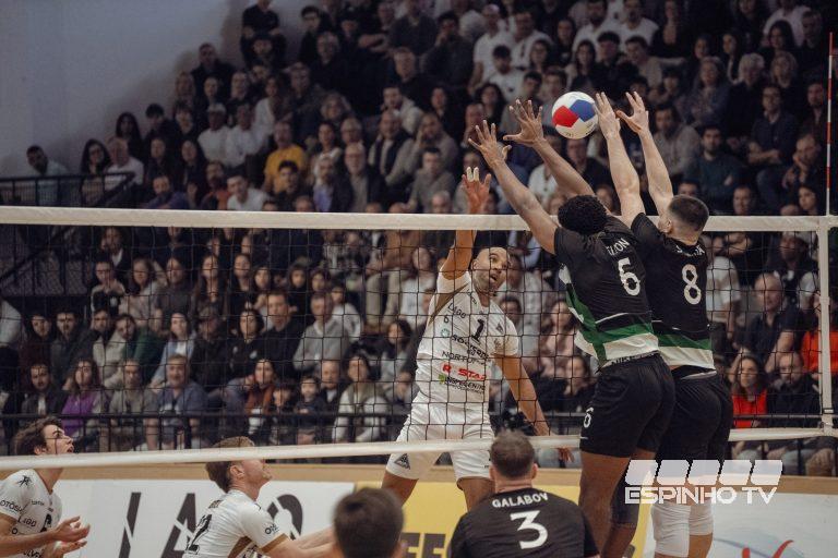 Voleibol: Académica de Espinho sente o apoio da casa mas não evita derrota frente ao Sporting CP