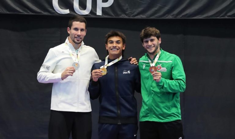 Diogo Cabral conquista medalha de bronze na Taça do Mundo de Trampolins