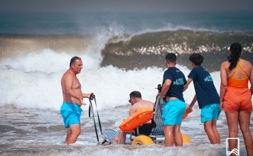 Maré Inclusiva regressa à Praia Frente Azul