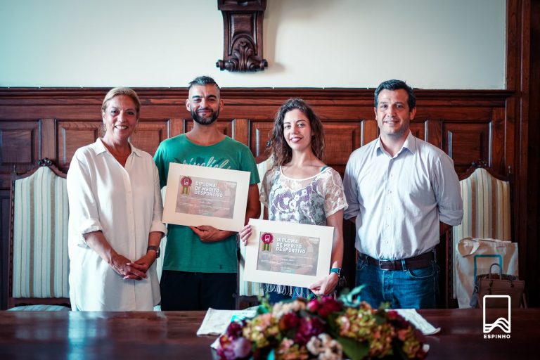 Município de Espinho distingue dupla de Dança Desportiva com Diploma de Mérito Desportivo