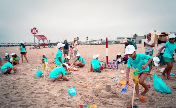 Crianças deram asas à imaginação nas tradicionais Construções na Areia em Espinho
