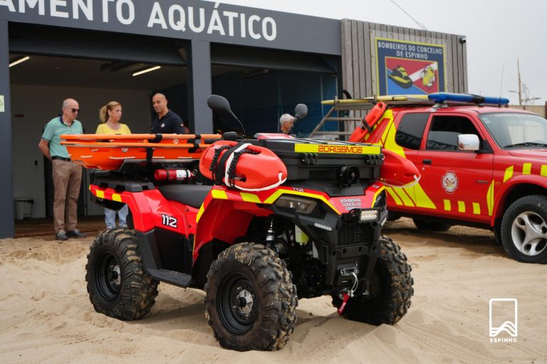 Município de Espinho entrega moto 4×4 ao Dispositivo de Salvamento Aquático