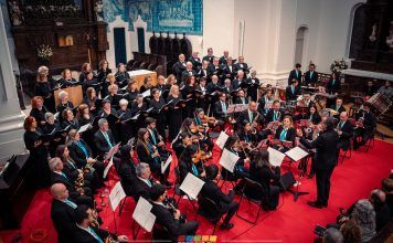 Igreja Matriz cheia para o Concerto de Ano Novo com Orfeão de Espinho e Tuna Musical de Anta